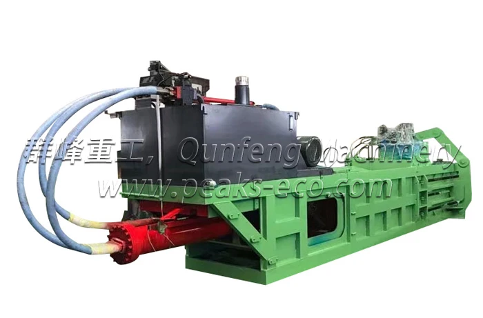 Carton baler machine hydraulic horizontal waste baler