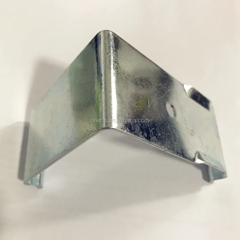 Custom V type wooden crate clips wooden crate galvanized metal lock sheet metal spring clips