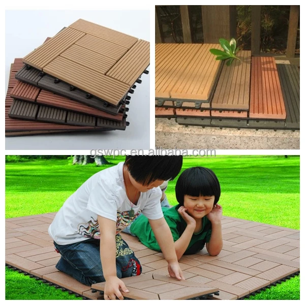 2019 high quality waterproof deck DIY wpc wood plastic composite decking floor