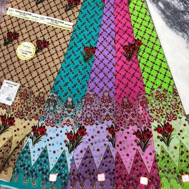 African Printed Spun Rayon 100% viscose woven fabric