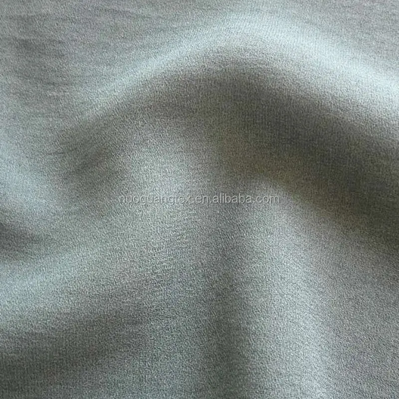 pure polyester 30D+35D 95gsm light weight air washed moss crepe/soft moss polyester crepe fabric