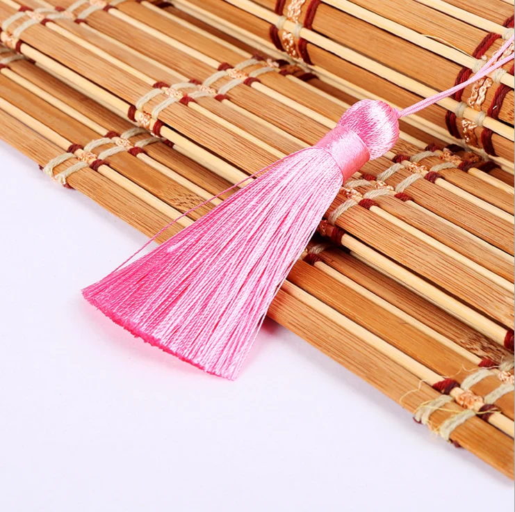 
16cm High Quality Polyester Silk Tassel with loop 