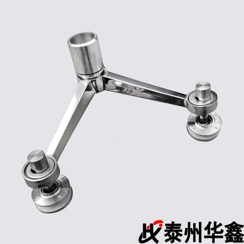 Top Quality SS304 SS316 Spider Fitting For Fix Glass 2 ways 250 series
