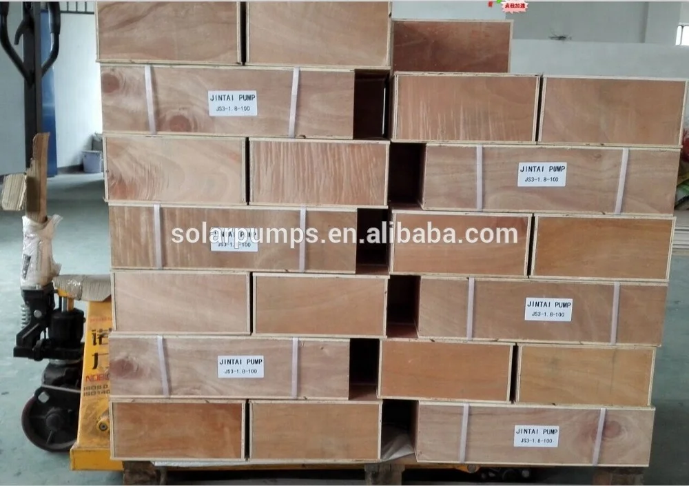 JINTAI 2 years warranty 2hp 100 meter head solar submersible water pump system