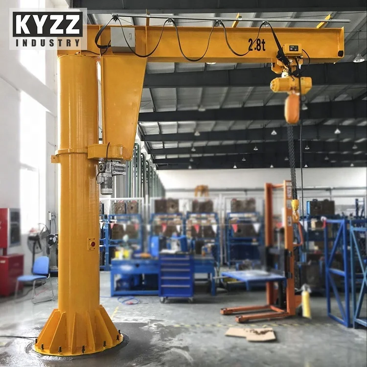 2 3 Ton Jib Crane Price Design Calculation, Portal Portable Column Used Jib Crane 500Kg 1000Kg For Sale