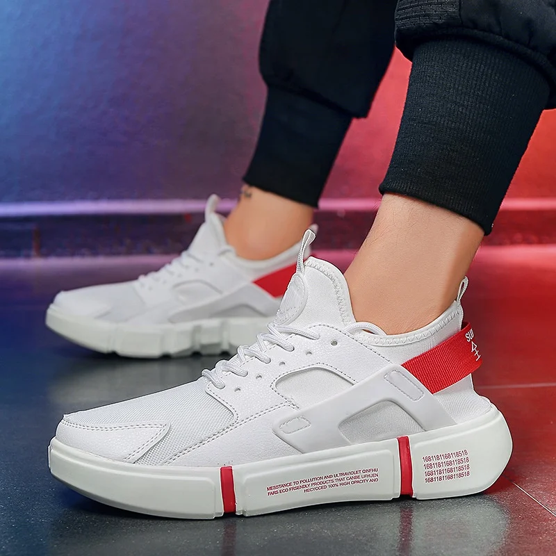 New style popular rich sports mesh running shoes low upper hot style breathable small white shoes running casual shoes