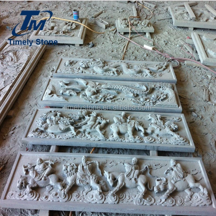 
large garden stone relief wall sculpture 