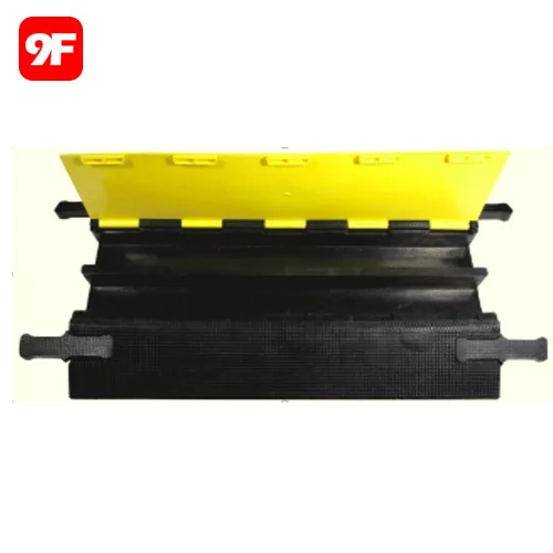 4-channel heavy duty rubber cable protector cable ramp
