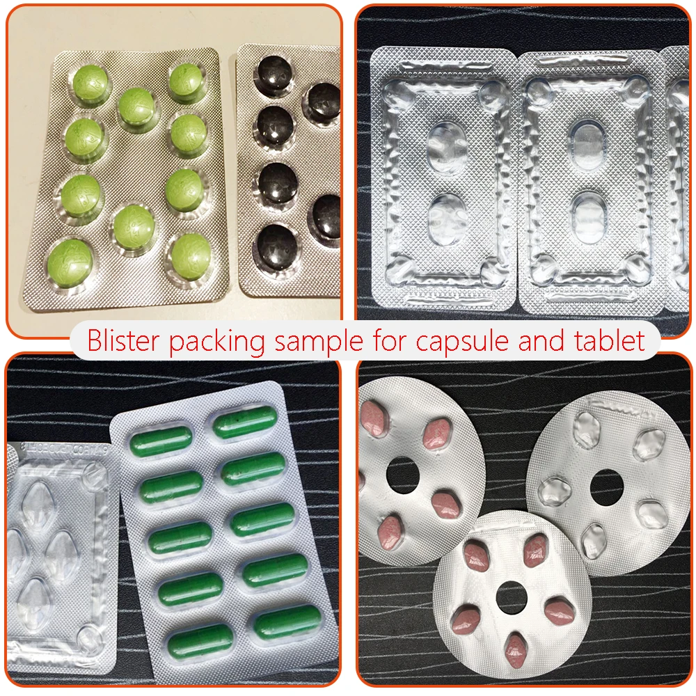 Small Butter Chocolate honey jam Blister Packing Machine Pharmaceutical Capsule / Tablet Blister Packaging Machine MY-80