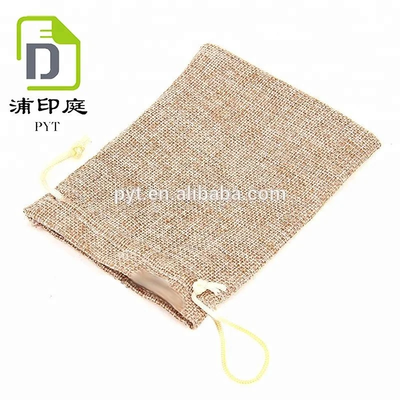 Natural Jute Gift Bags Jewelry Sacks Strong Small Gunny Bags For Festivals DIY Craft Present Party Favor Snacks Jewelry