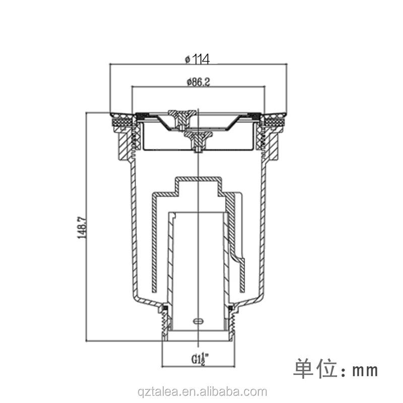 Low price accessories new 1.5 inch bathroom kitchen sink drainer strainer