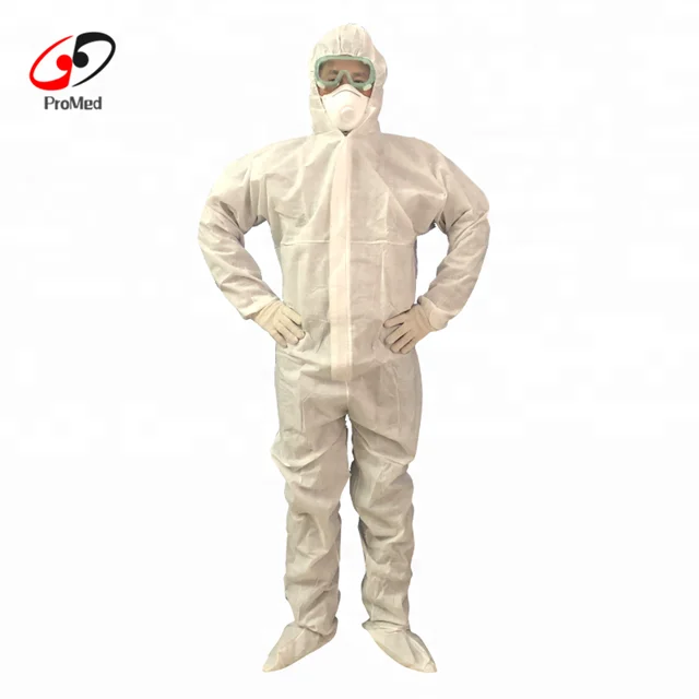 White microporous disposable work suits