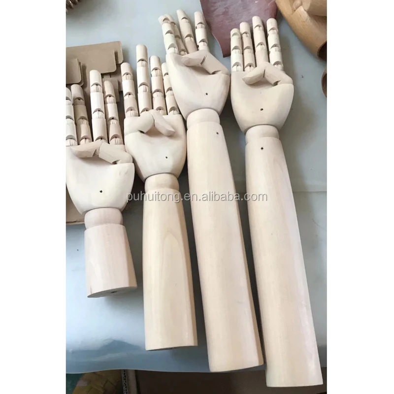 Wooden display hand