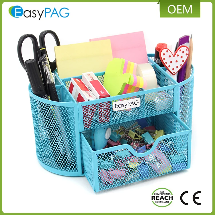 С порошковым покрытием blue fancy 9 сетка металлическая сетка офис настольные принадлежности организатор