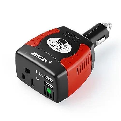 150W Power Inverter with 3.1A Dual USB Charging Ports