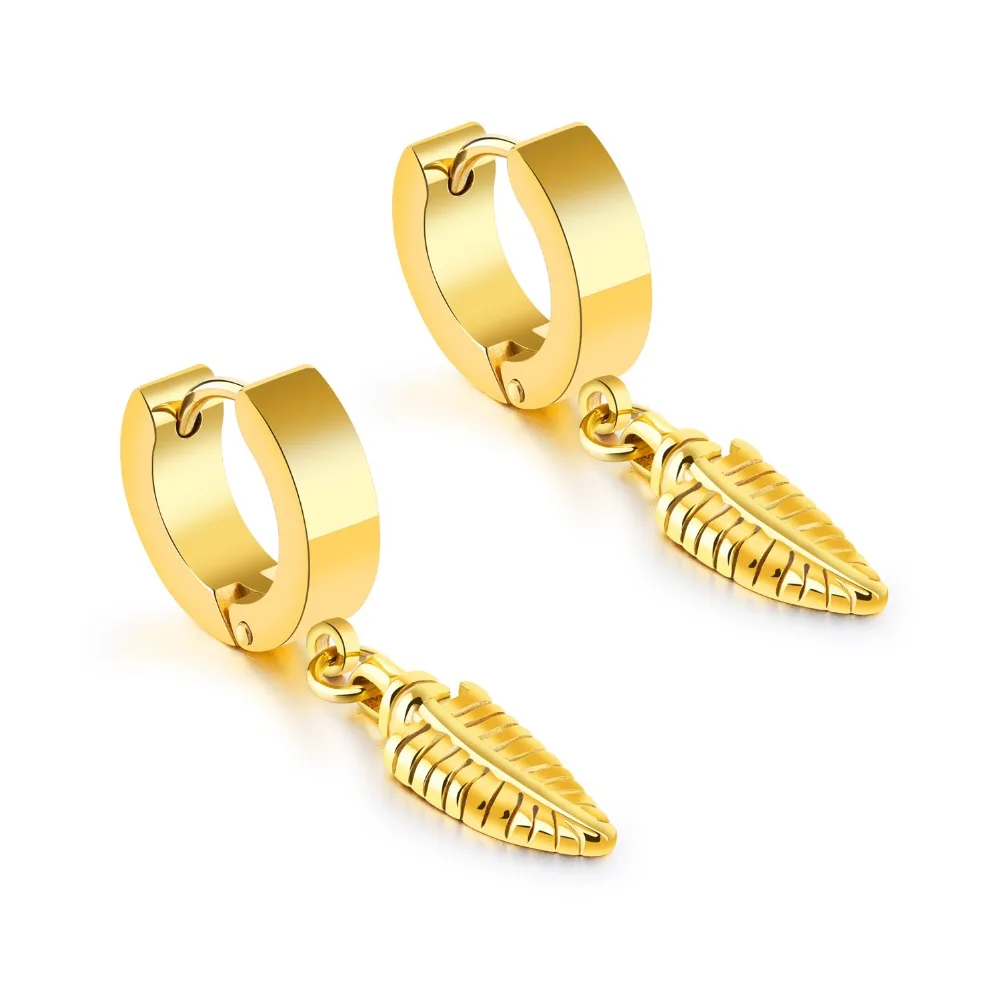 China Manufacturers Wholesale Dubai 18k Gold Plated Handmade Leaf Earring Costume Jewelry Earring