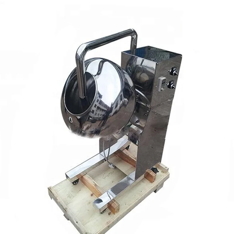 Low cost high quality efficient nut chocolate peanut raisin coating machine