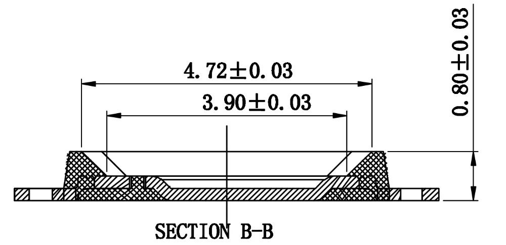 Дешевый чип SMD 5730 0,5 Вт 3 вольт мА со светодиодом 65-70 лм