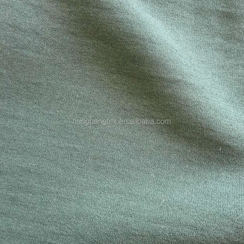 pure polyester 30D+35D 95gsm light weight air washed moss crepe/soft moss polyester crepe fabric