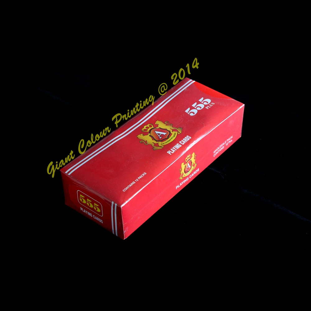 Новое поступление 2015, Индия, 55 карт, 555 PLUS, игральные карты