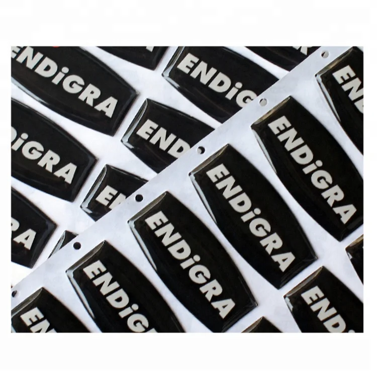 Custom Sticker Dome Resin Label Crystal Epoxy Resin Sticker Logo 3D Waterproof Adhesive Sticker