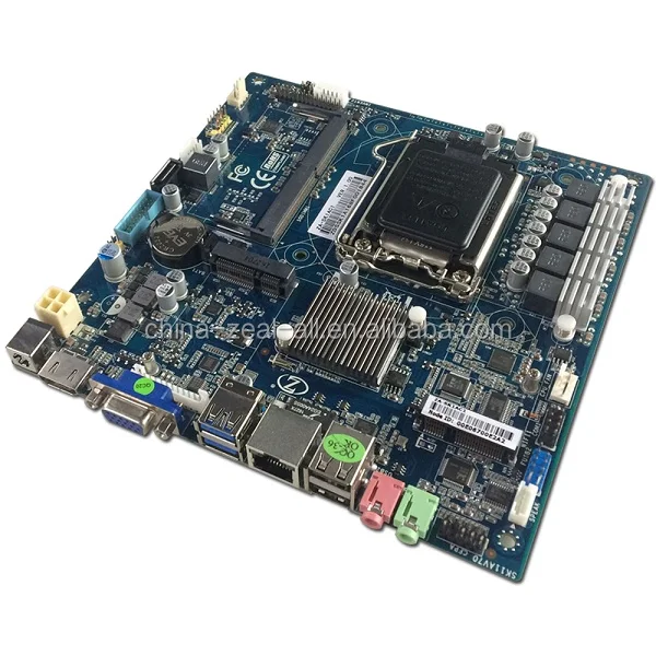 ZA-SK1AC1 Motherboard with DC Power Input (12V-19V),HD,VGA,LAN