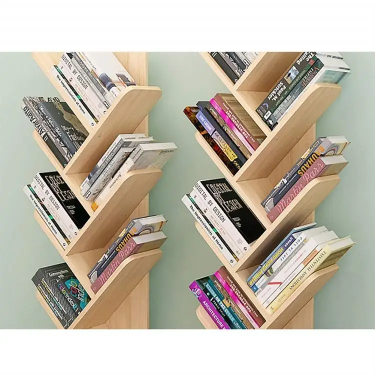 Competitive Price Colorful Customized wooden wall shelf for book