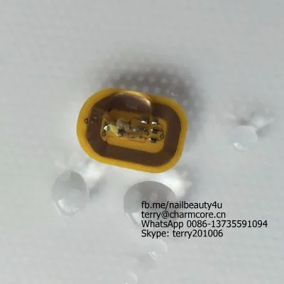 New Arrive Japan Oct NFC LED Lighting Nail Sticker,Chip Automatic Flash Fixed Scintillation DIY Nail Art Decoration Nail Tool