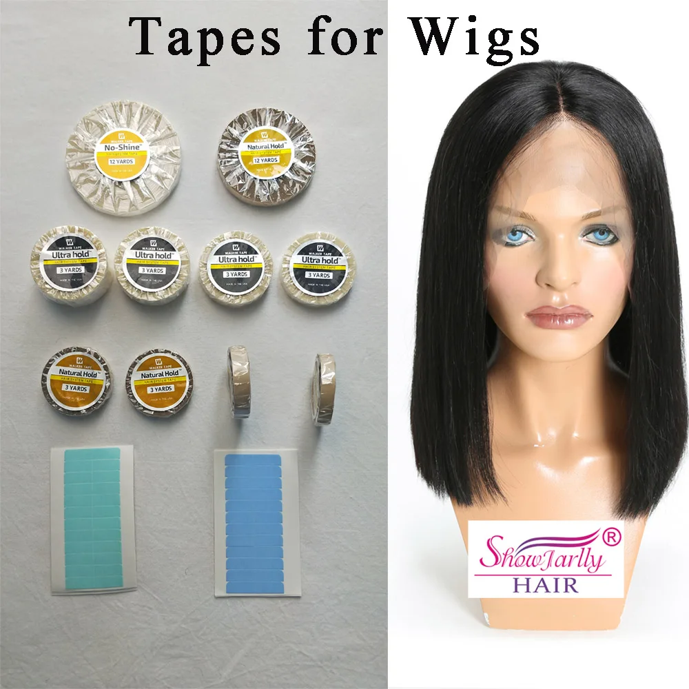 Blue pu glue adhesive double sided tape health & medical packing tapes for tape in hair extensions and wigs