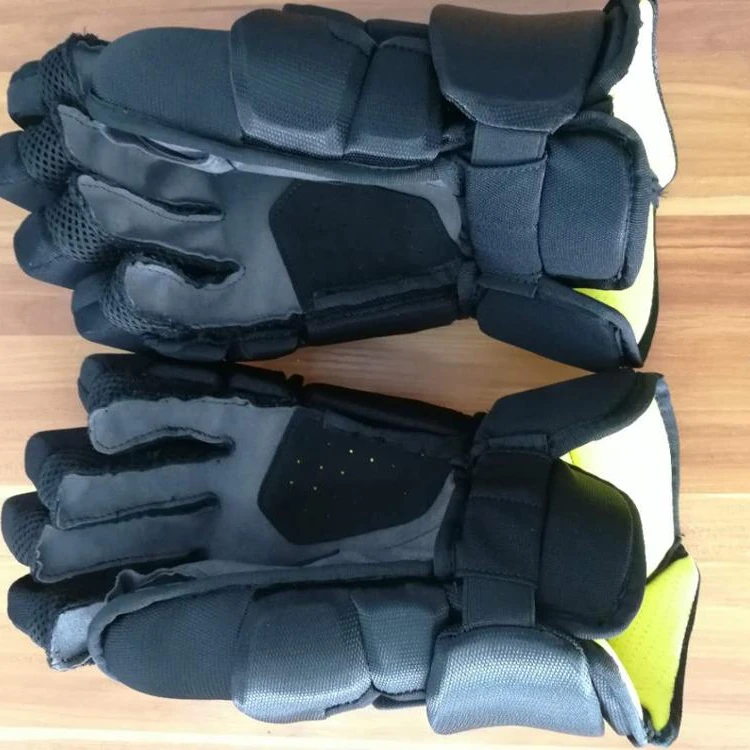 
Factory OEM Pro Senior INT JR Player 1S Ice Hockey Glove with different logo and different color Nylon Polyester Material 