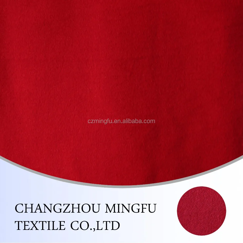 beatiful red colour 100 % wool fabric, for women coat and suit