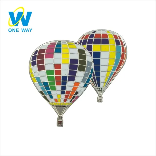 
Wholesale Custom Metal Silver Hard Enamel Round Souvenir Lapel Pin 