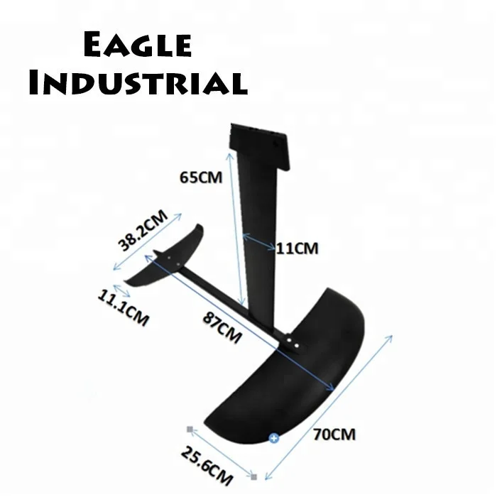 
surf hydrofoil carbon wing and aluminium mast surfboard sup foil cost-effective high proformance 