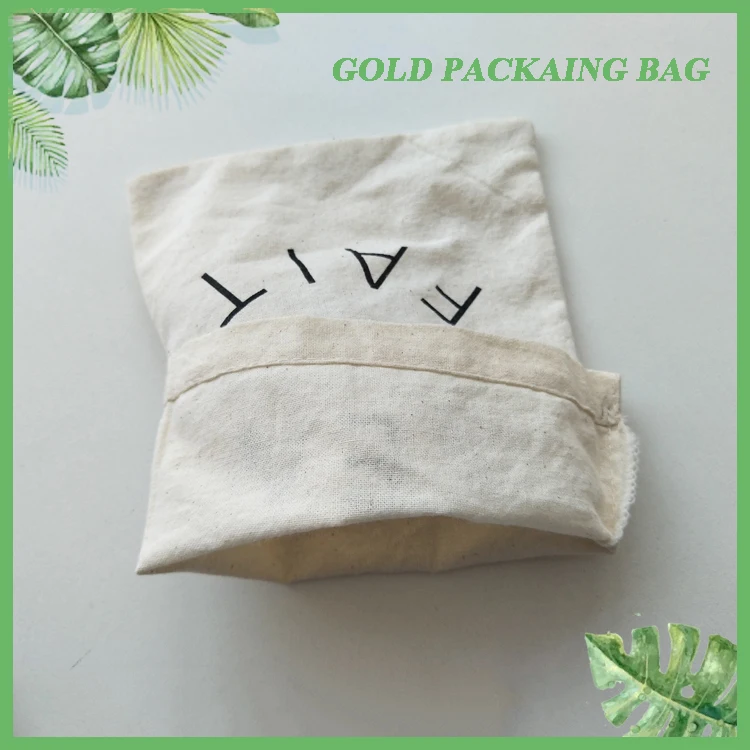 
Good Quality Cotton And Linen Fabric Packaging Bag With Logo 