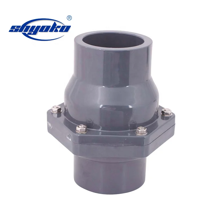 New products factory making pvc ball check valve for swimming pool