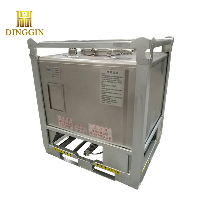 Cleaning supplies enterprise custom stainless steel ibc container 1000L