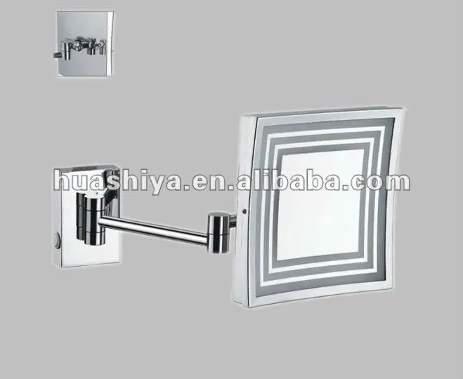 
HSY-2131 led magnifying shaving mirror with light 