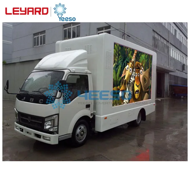
YEESO Outdoor LED Billboard Event Truck YES-V6 digital mobile billboard truck for sale 