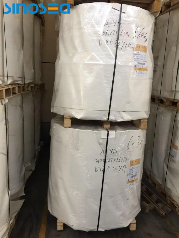 300gsm blank board pe coated paper cup fan