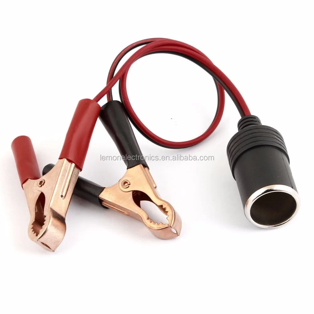 Автомобильный зажим для клеммы аккумулятора 12 В постоянного тока адаптер для прикуривателя