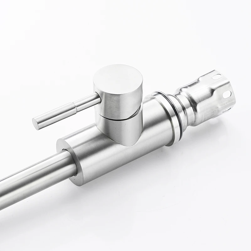 SUS 304 Water Taps Stainless Steel Kitchen Sink Tap Kitchen Faucet