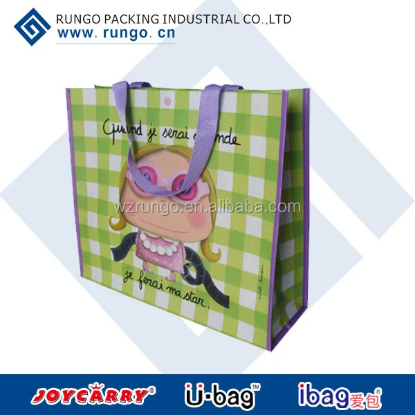 Recycle PP Non Woven Custom Raffia Bags