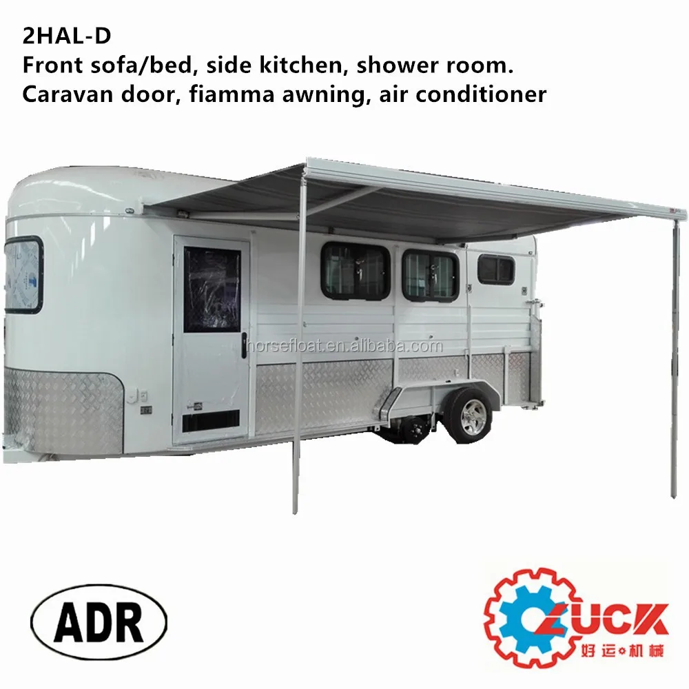 Hot sale caravan horse floats made in China with high reputation