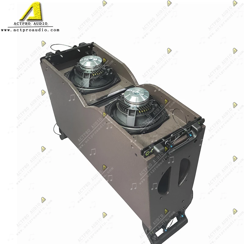 KR208 Church active passive line array  with crossover professional line arrays daul 8 inch top sound clear powerful speaker