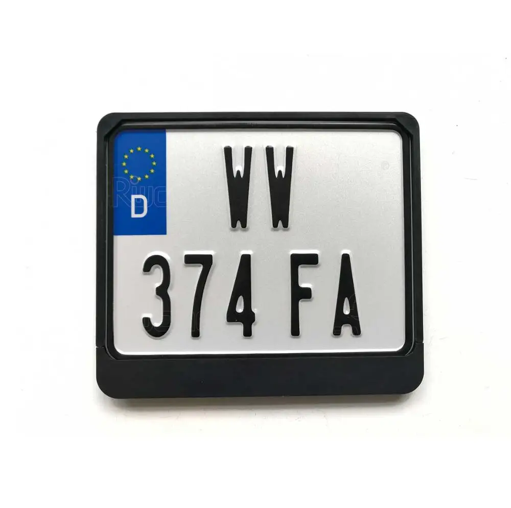 remote car license plate frame, ABS plastic frame, Euro frame