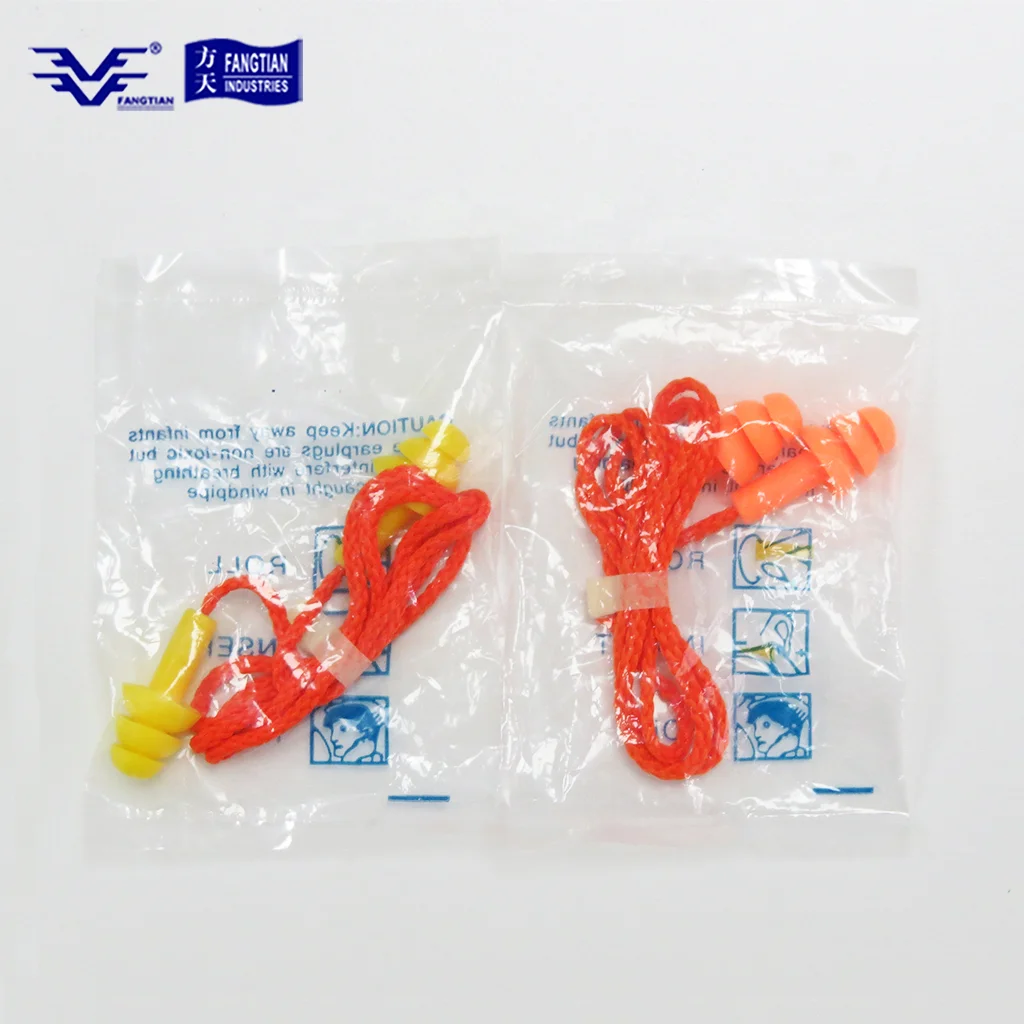 
Excellent Performance Silicone gel Earplugs For Noise Reduction corded earplug 