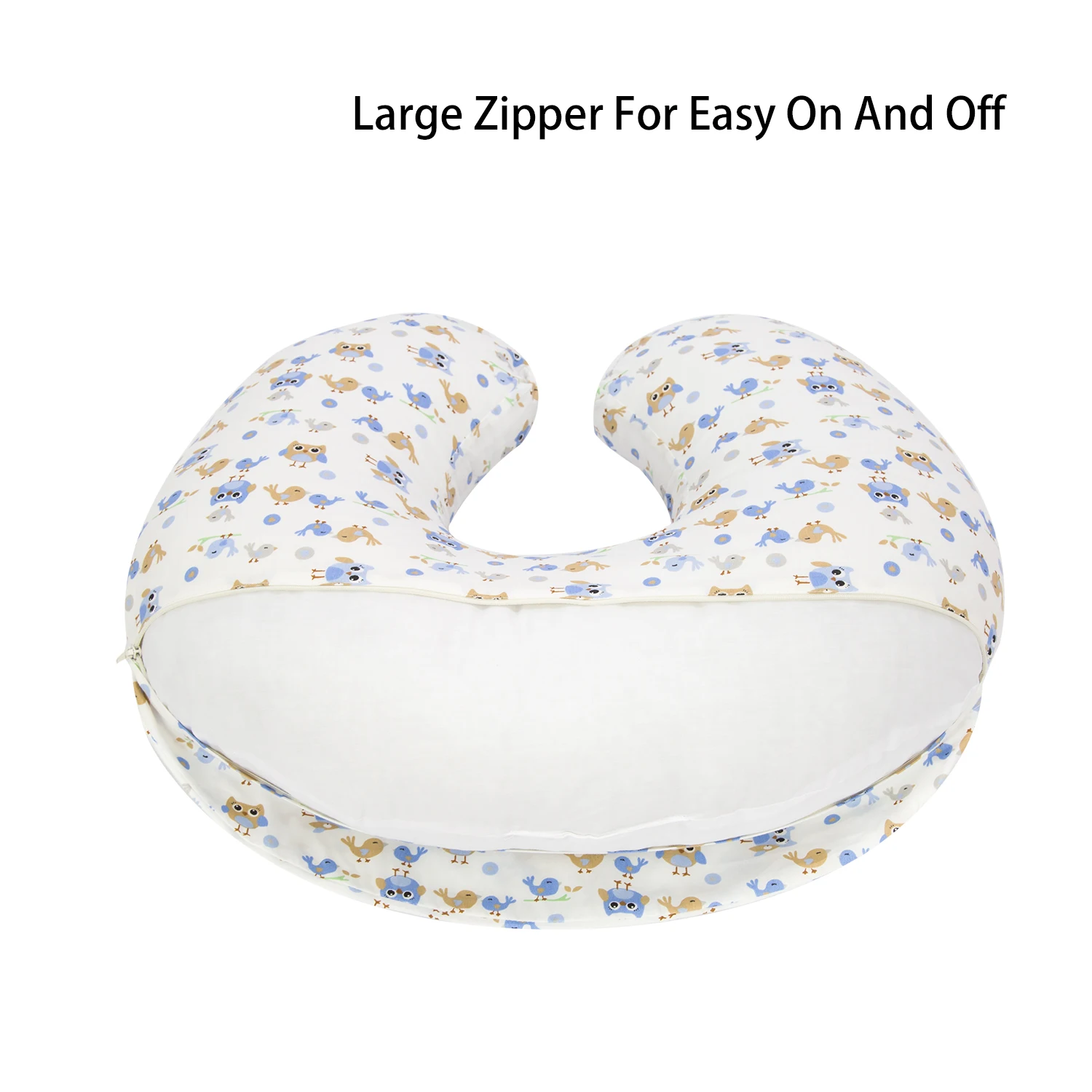 Cartoon Owl Printed Infant Pregnancy Moms Feeding Nursing Pillow Cover