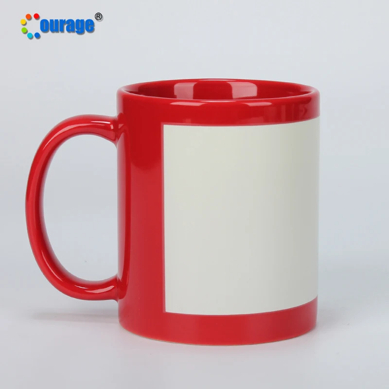 Courage 11oz Ceramic custom luminous sublimation magic mug