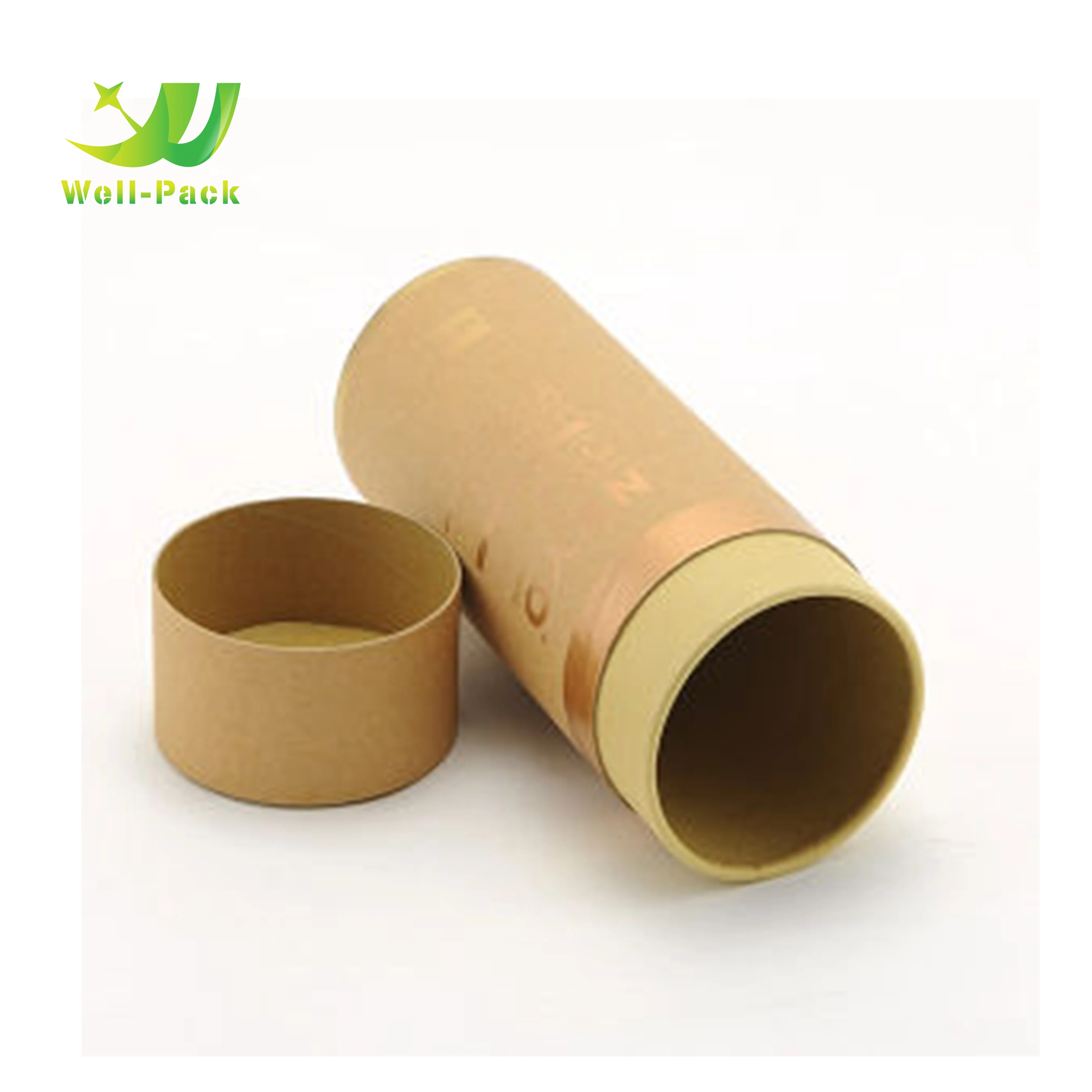 Paper Tea Food Box Packaging Cardboard Tube with Foil Lining