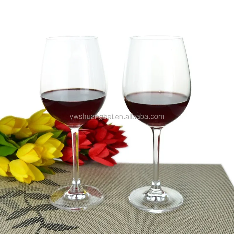 500ml Crystal Unbreakable Polycarbonate Stemmed Red Wine Glass